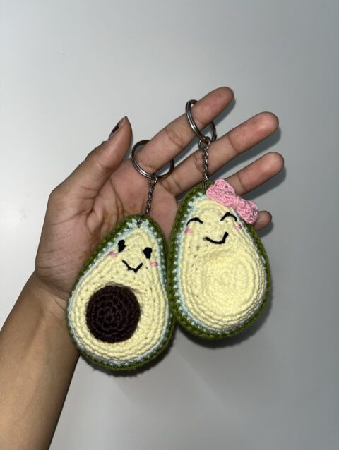 avocado keychain crochet, crochet keychain price
